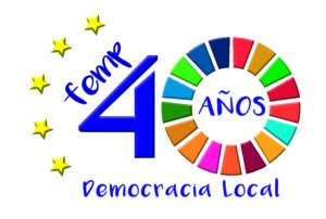 Logo FEMP 40 aniversario Democracia local